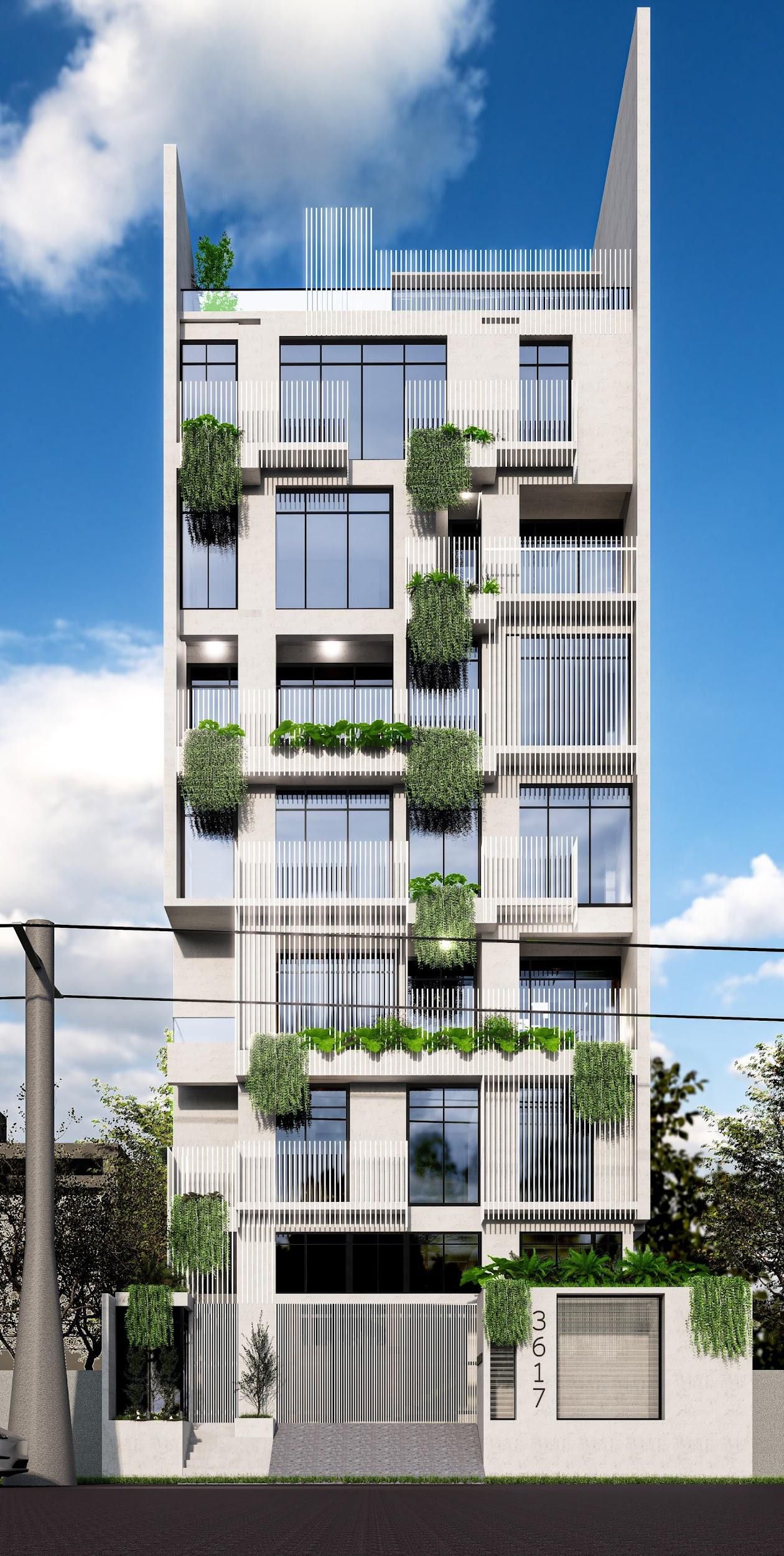SS Belasheshe daytime facade render