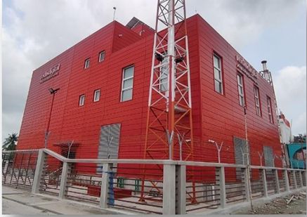 10-Storied RCC Data Center Campus completed facade