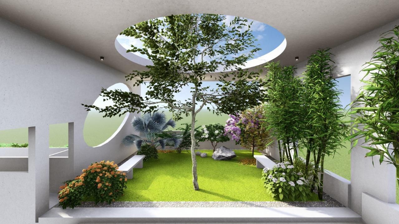 SS SonarTori garden courtyard